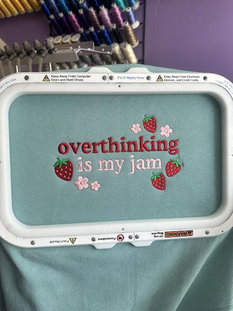 Overthinking is my Jam Crewneck