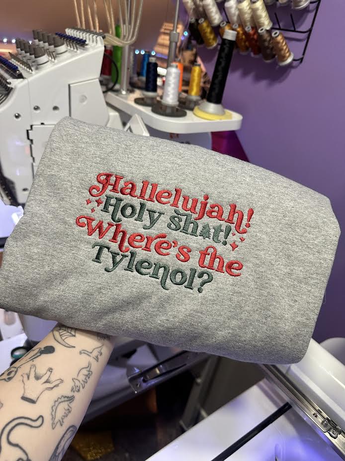 Where's the Tylenol Crewneck