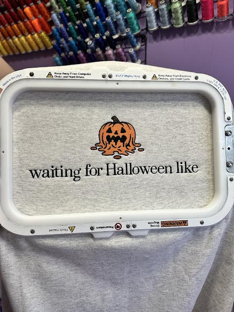 Waiting for Halloween Crewneck