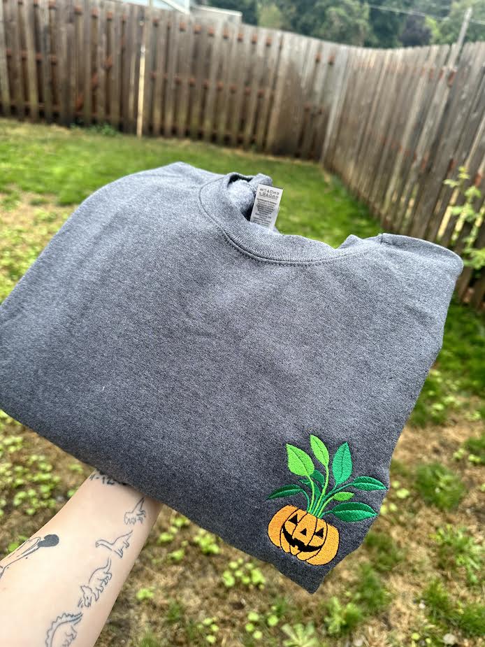 Pumpkin Planter Crewneck
