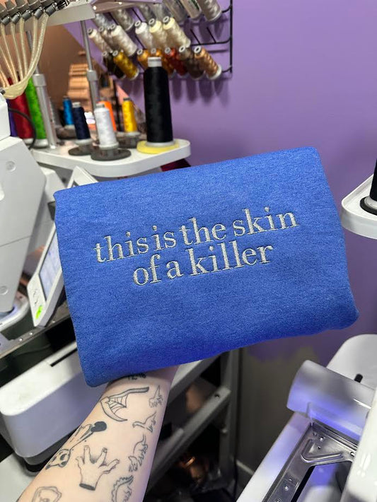 The Skin of a Killer Sparkly Thread Crewneck