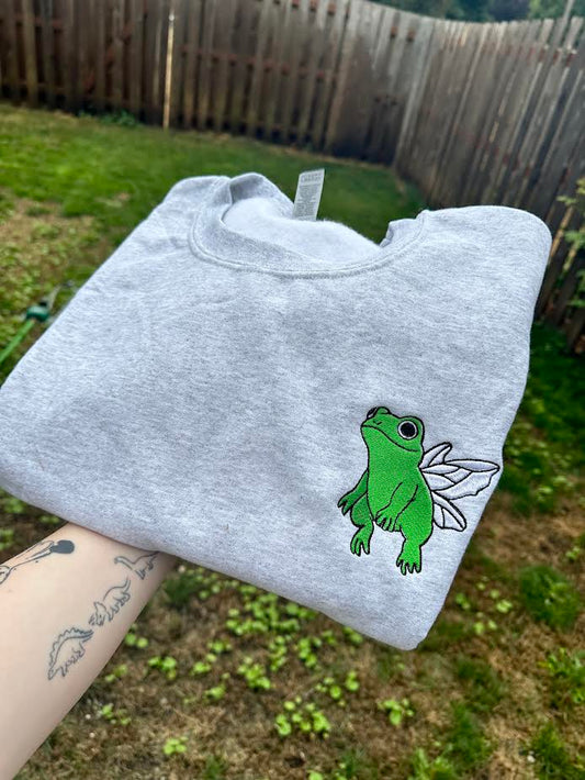 Fairy Frog Crewneck