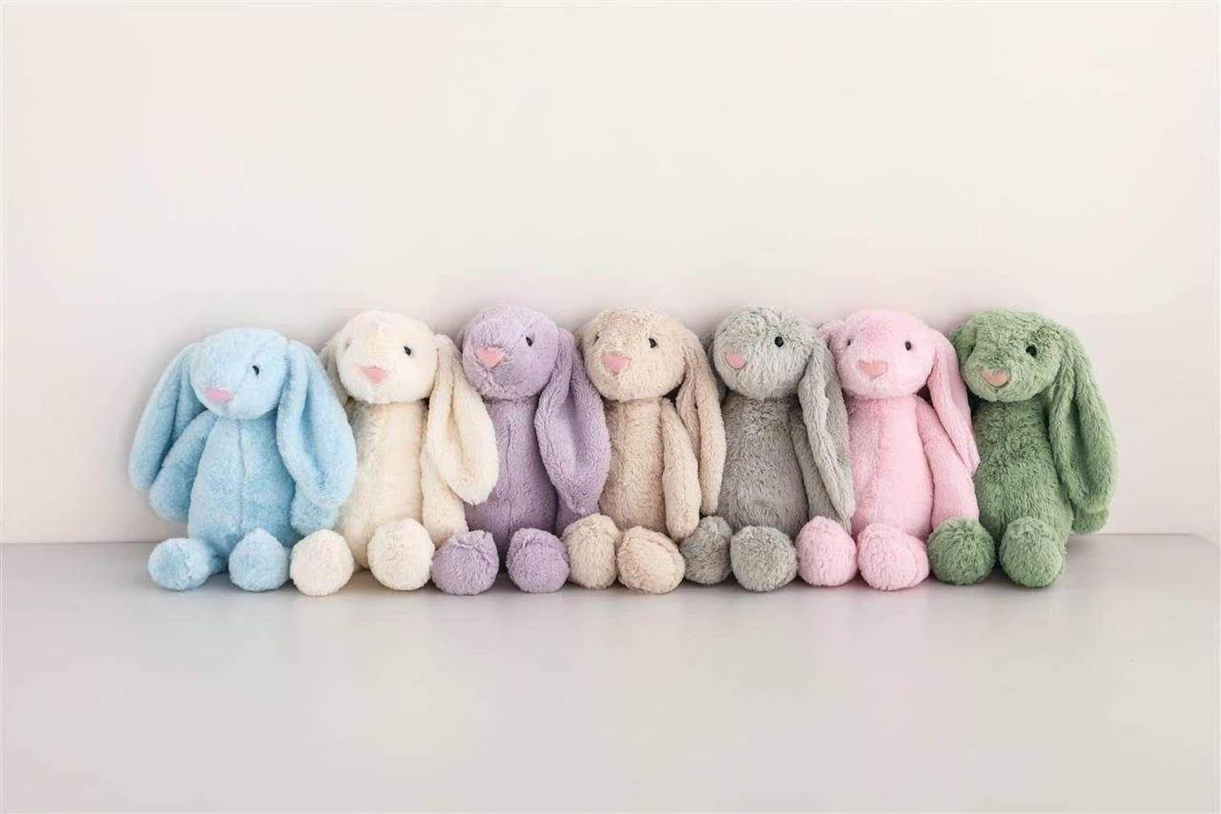 Embroidered Plush Bunny