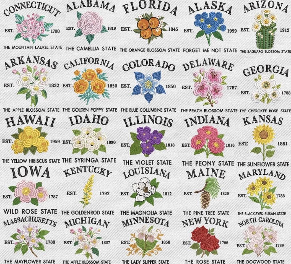 State Flower Crewneck