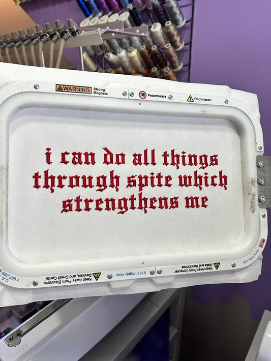 Can Do All Things Through Spite Crewneck