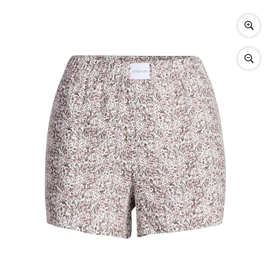 Monogrammed Sleep Shorts