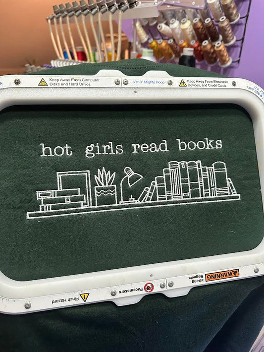Hot Girls Read Books Crewneck
