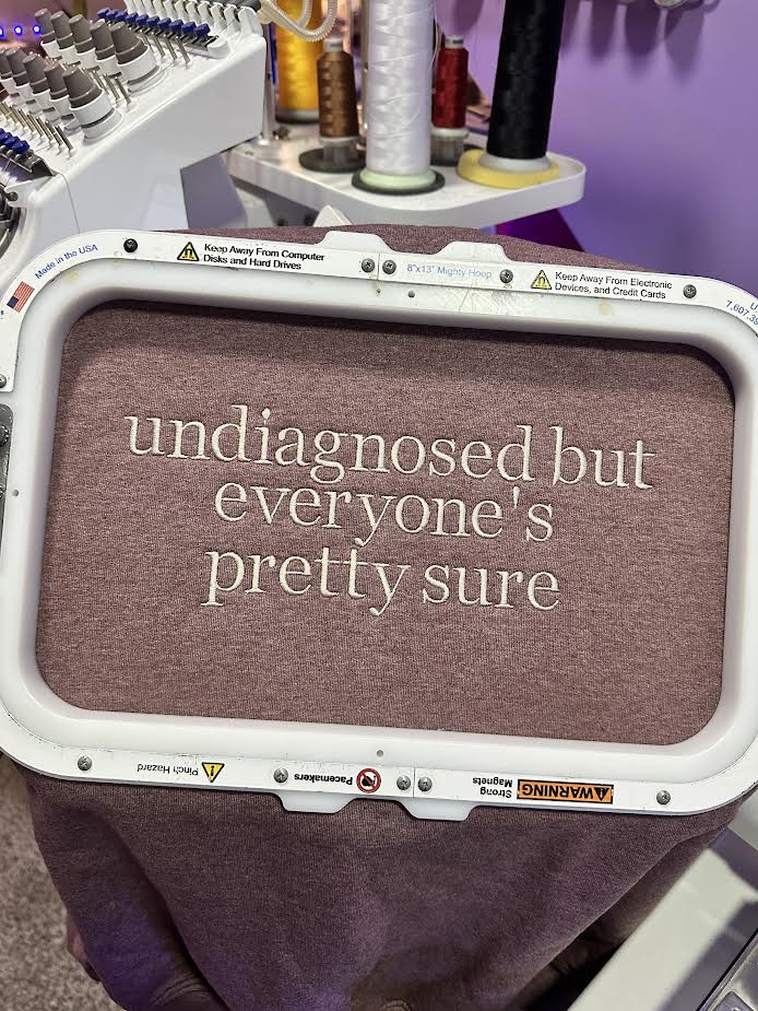 Undiagnosed But Everyone's Pretty Sure Crewneck