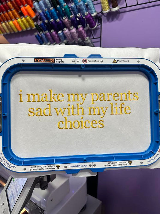 I Make My Parents Sad Crewneck