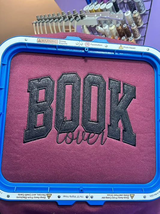 Glittered Book Lover Crewneck