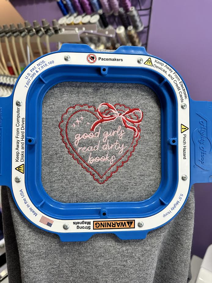 Good Girls Read Dirty Books Crewneck
