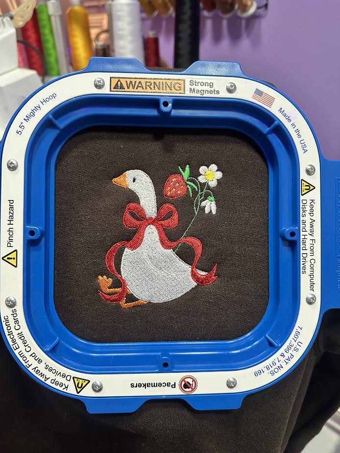 Strawberry Goose Crewneck