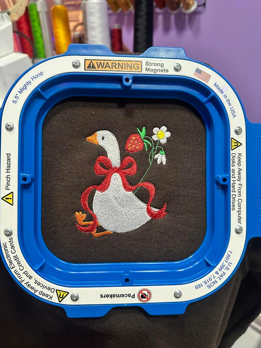 Strawberry Goose Crewneck