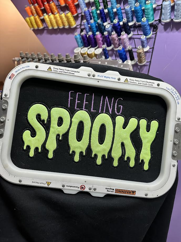 Feeling Spooky Glitter Crewneck