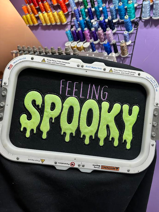 Feeling Spooky Glitter Crewneck