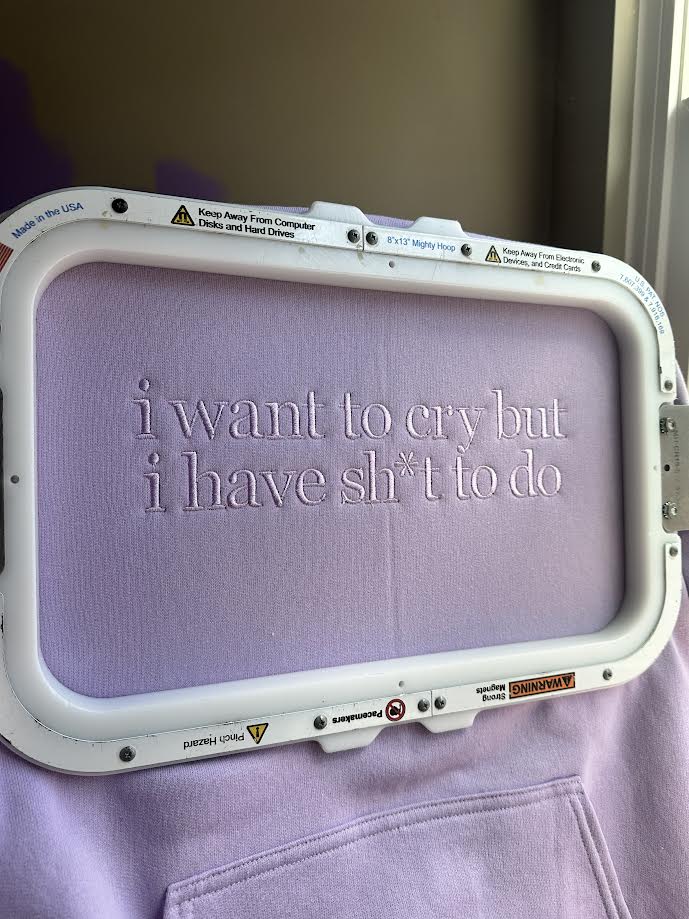 I Want to Cry But I Have Sh*t to Do Hoodie