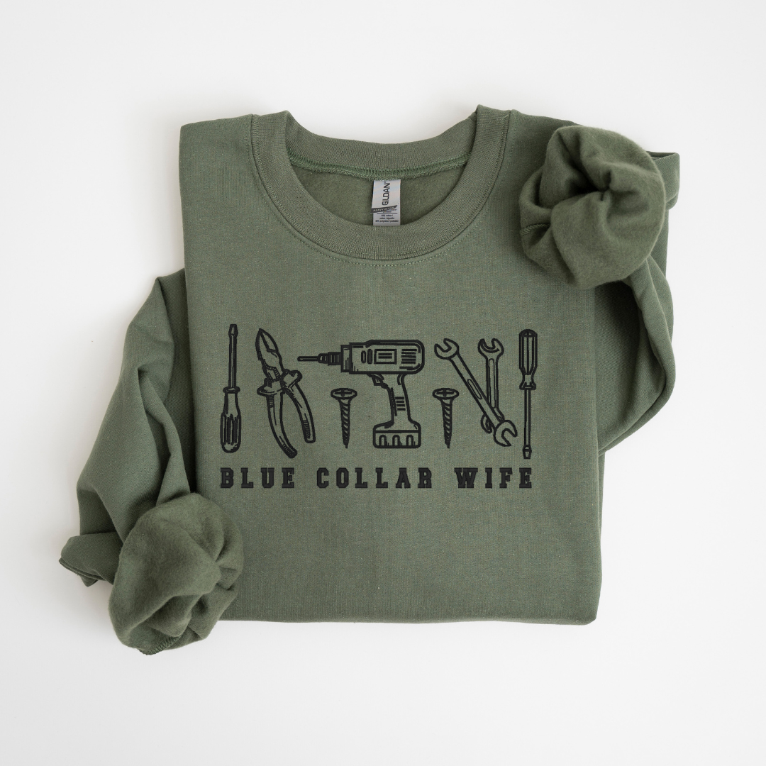 Blue Collar Wife Crewneck