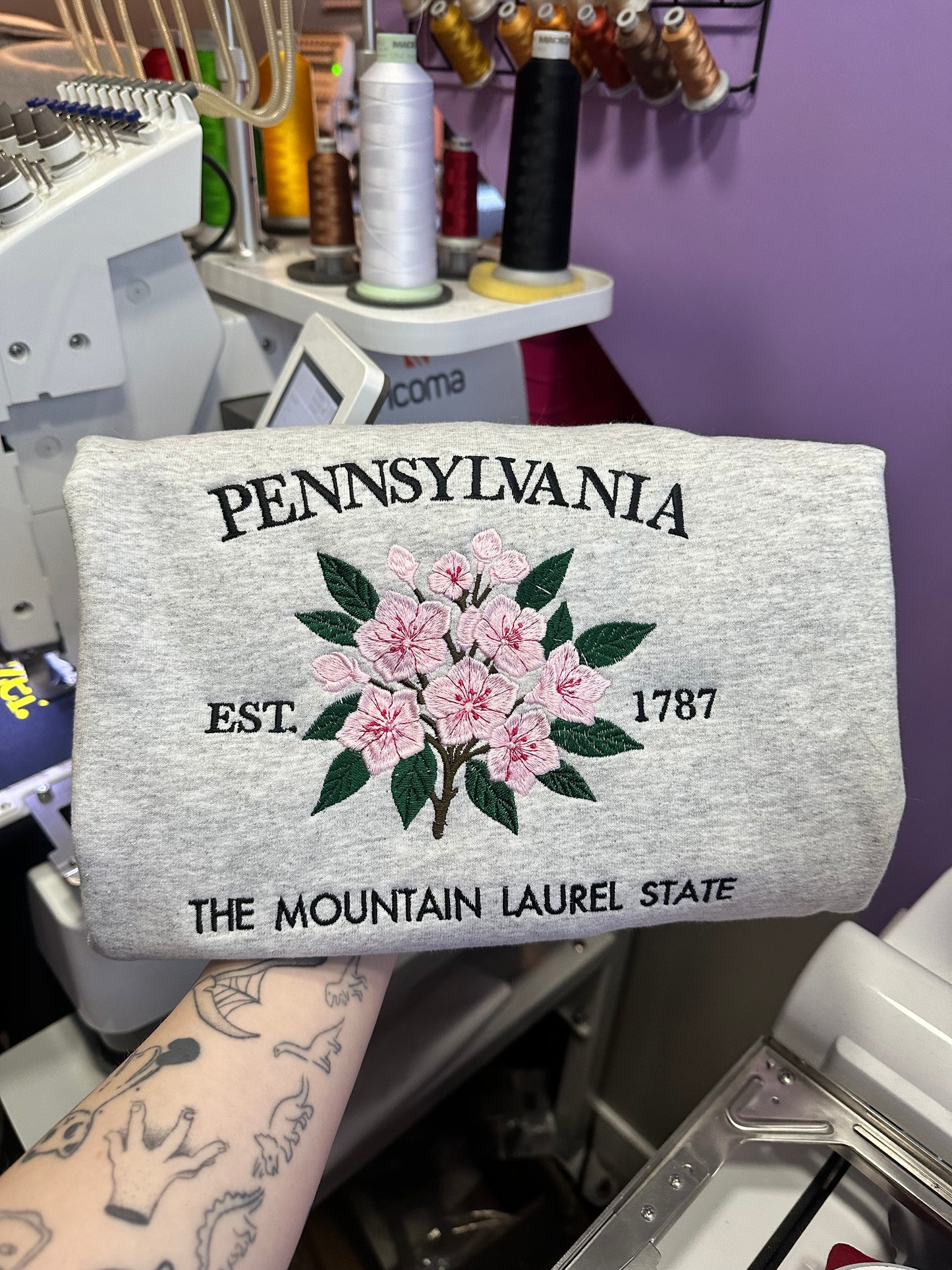 State Flower Crewneck
