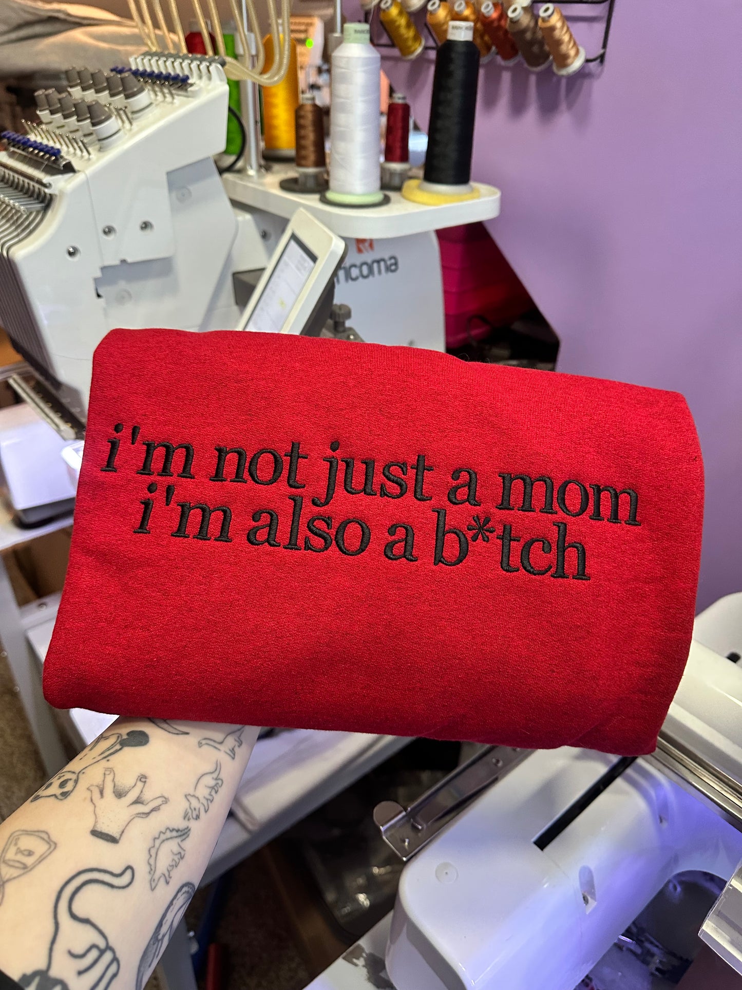 I'm Not Just a Mom Crewneck