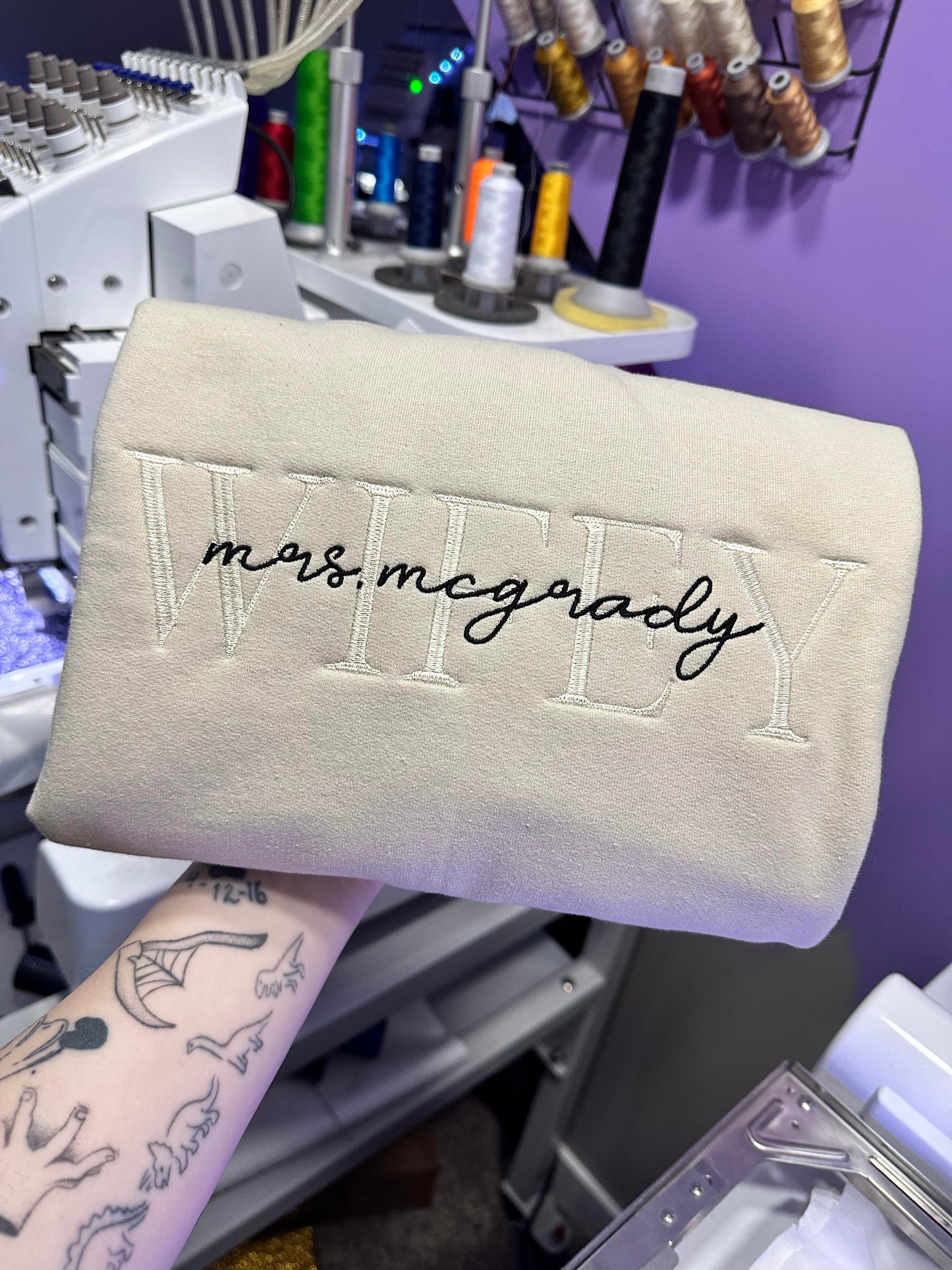 Wifey Custom Crewneck