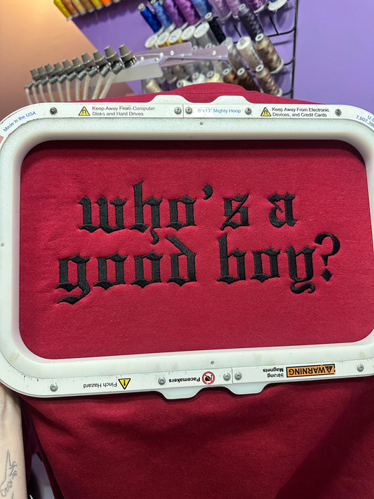 Who's a Good Boy Crewneck