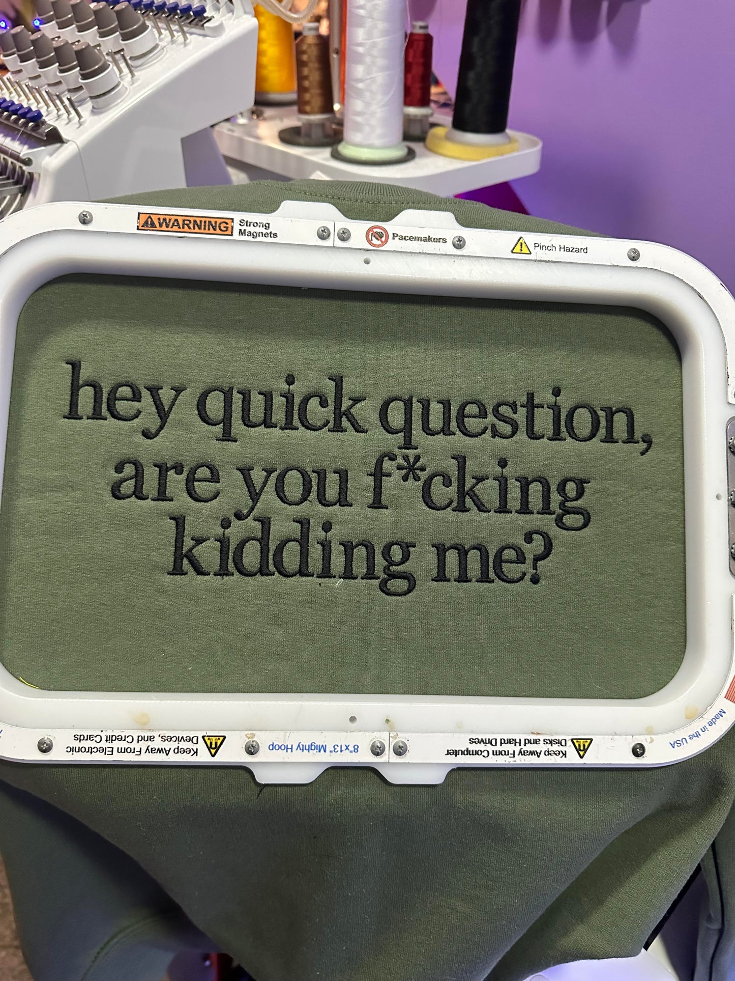 Hey Quick Question Crewneck