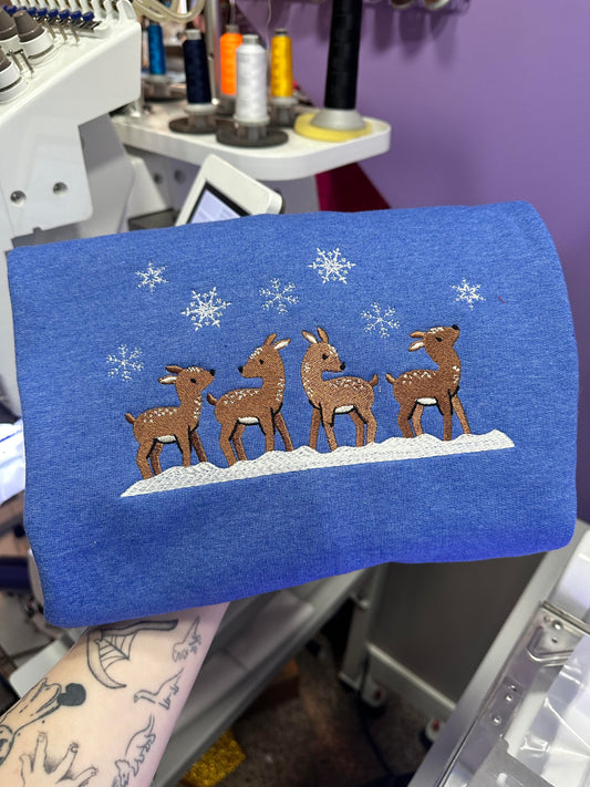Winter Deer Crewneck