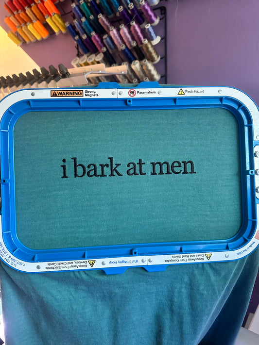 I Bark at Men Tee